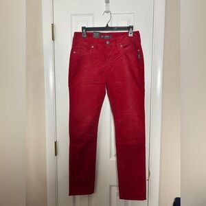 Silver Jeans Red Skinny Jeans Vibrant Style